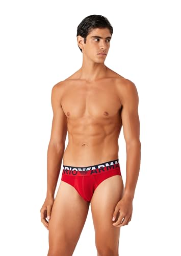 Emporio Armani Herren Emporio Armani Men's Megalogo Boxer Briefs, Rot, L EU von Emporio Armani