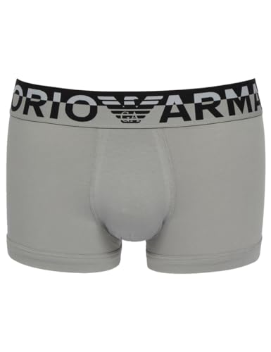 Emporio Armani Herren Emporio Armani Men's Megalogo Trunks, Pebble, M EU von Emporio Armani