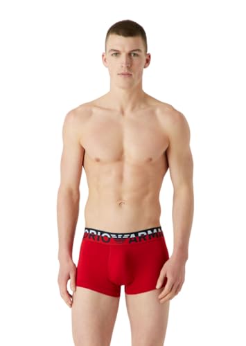 Emporio Armani Herren Emporio Armani Men's Megalogo Trunks, Rot, M EU von Emporio Armani