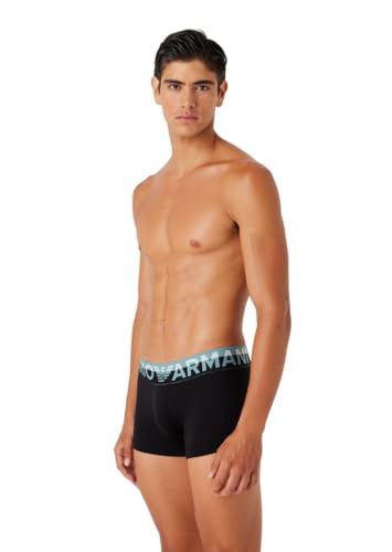 Emporio Armani Herren Emporio Armani Men's Megalogo Trunks, Schwarz, M EU von Emporio Armani