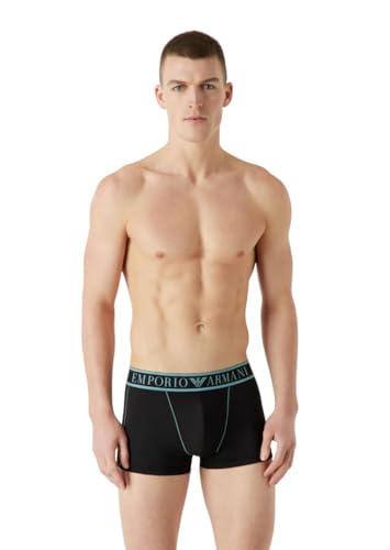 Emporio Armani Herren Emporio Armani Men's Mesh Microfiber Trunks, Schwarz, L EU von Emporio Armani