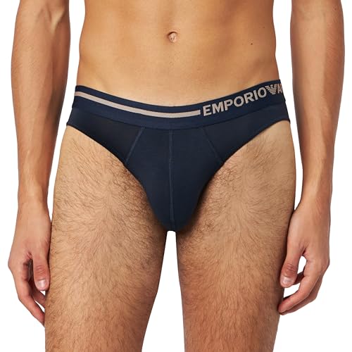 Emporio Armani Herren Emporio Armani Men's Side Logo Boxer Briefs, Marine, L EU von Emporio Armani