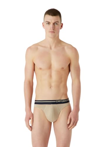 Emporio Armani Herren Emporio Armani Men's Side Logo Boxer Briefs, Rope, M EU von Emporio Armani