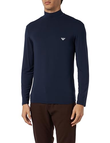 Emporio Armani Herren Emporio Armani Men's Sweater Soft Modal Sweatshirt, Marine, L EU von Emporio Armani