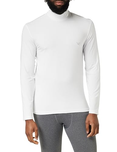 Emporio Armani Herren Emporio Armani Men's Sweater Soft Modal Sweatshirt, Weiß, L EU von Emporio Armani