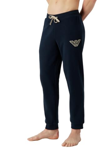 Emporio Armani Herren Emporio Armani Men's Trousers Corduroy Fleece Sweatpants, Marine, L EU von Emporio Armani