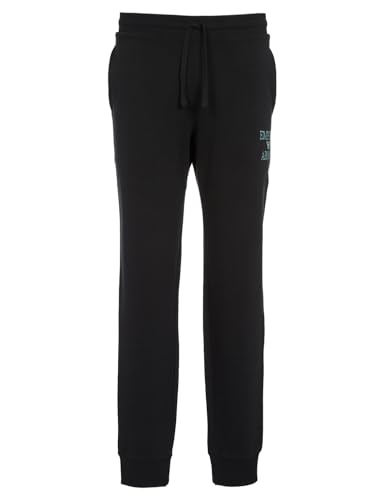 Emporio Armani Herren Emporio Armani Men's Trousers Iconic Terry Sweatpants, Schwarz, L EU von Emporio Armani