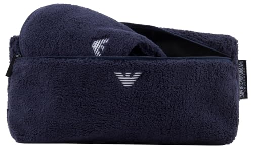 Emporio Armani Herren Furry Slipper Underwear, Marine+Marine, 44 von Emporio Armani