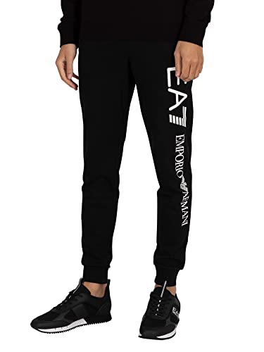 Emporio Armani Herren Logo Series Joggers Trainingshose, Schwarz, XXL von Emporio Armani