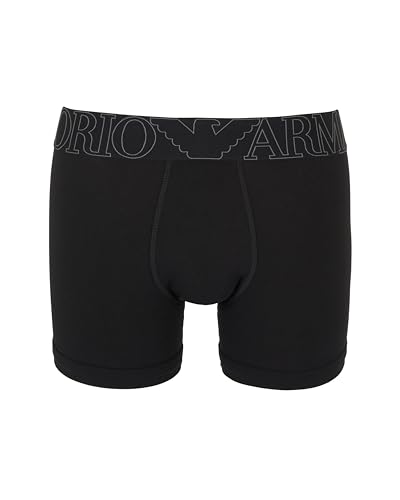 Emporio Armani Herren Megalogo Boxer Boxershorts, Schwarz, XL von Emporio Armani