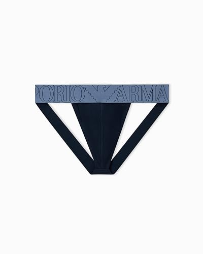 Emporio Armani Herren Megalogo Thong Tangahöschen, blau, S Emporio Armani Herren Megalogo Thong Tangahöschen, blau, S von Emporio Armani