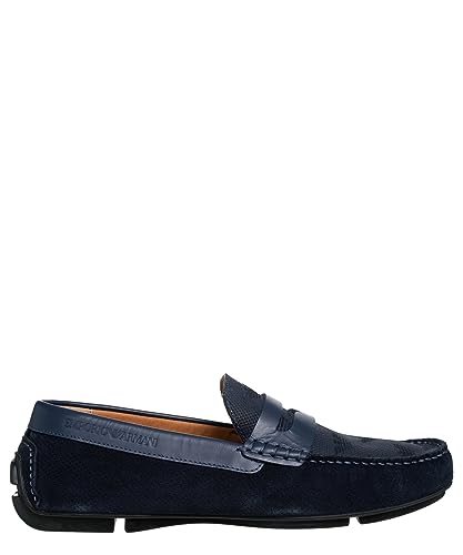 Emporio Armani Herren Mokassins Night Blue 42 EU von Emporio Armani