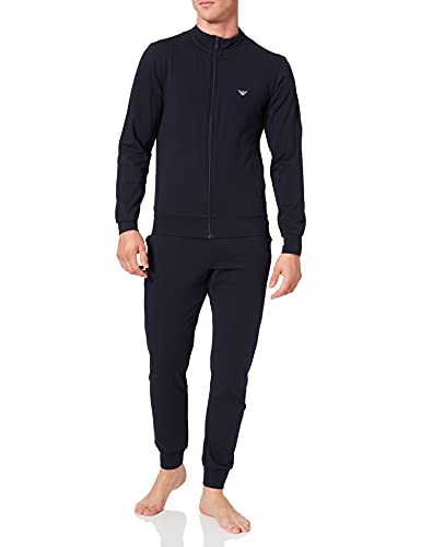 Emporio Armani Herren Basic loungewear Pyjama Set, Blau, L EU von Emporio Armani