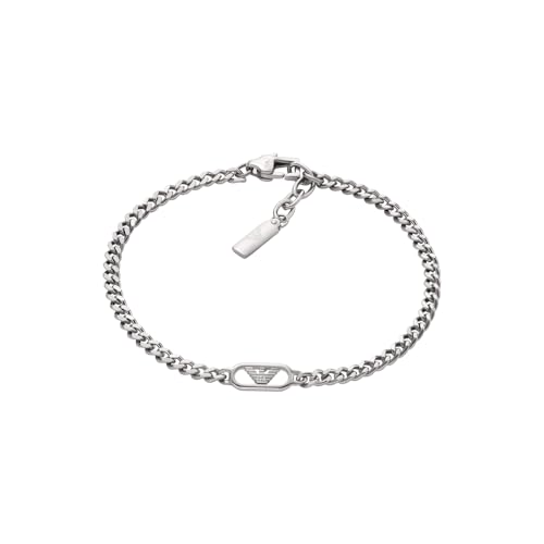 Emporio Armani Herrenarmband aus Edelstahl oder Perlen mit Karabinerverschluss von Emporio Armani