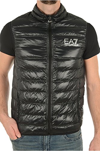 Emporio Armani Herren Train Core Daunenweste, Schwarz, XX-Large von Emporio Armani
