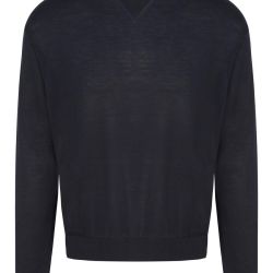 Emporio Armani Herren-pullover Aus Wolle In Blau von Emporio Armani