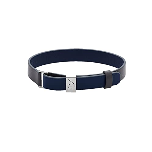 Emporio Armani Armband Für Männer Essential, Länge: 275mm, Breite: 12mm Silbernes Edelstahlarmband, EGS2918040 von Emporio Armani