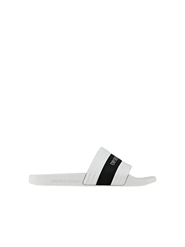 Emporio Armani Herrenhausschuhe bandeau slide meer schwimmbad beachwear artikel XVPS03 XN127SCHUHE BEACHWEAR MADE IN ITALY, 00001 Bianco - White, 44 von Emporio Armani