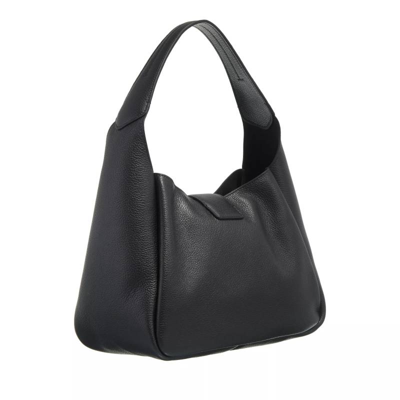 Emporio Armani Hobo Bag - Hobo M Micro Cervo - Gr. unisize - in Schwarz - für Damen von Emporio Armani