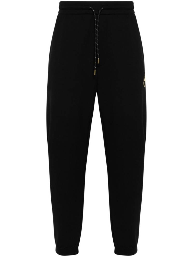 Emporio Armani Jersey-Hose mit Logo-Patch - Schwarz von Emporio Armani