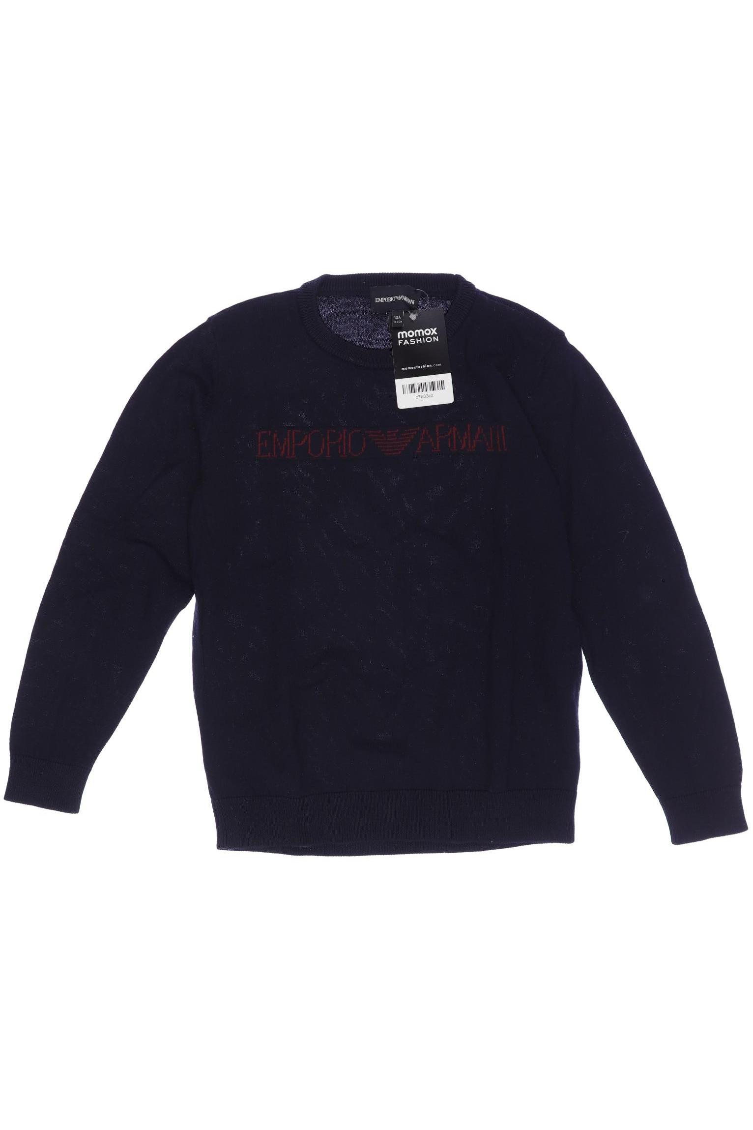 Emporio Armani Herren Pullover, marineblau, Gr. 140 von Emporio Armani