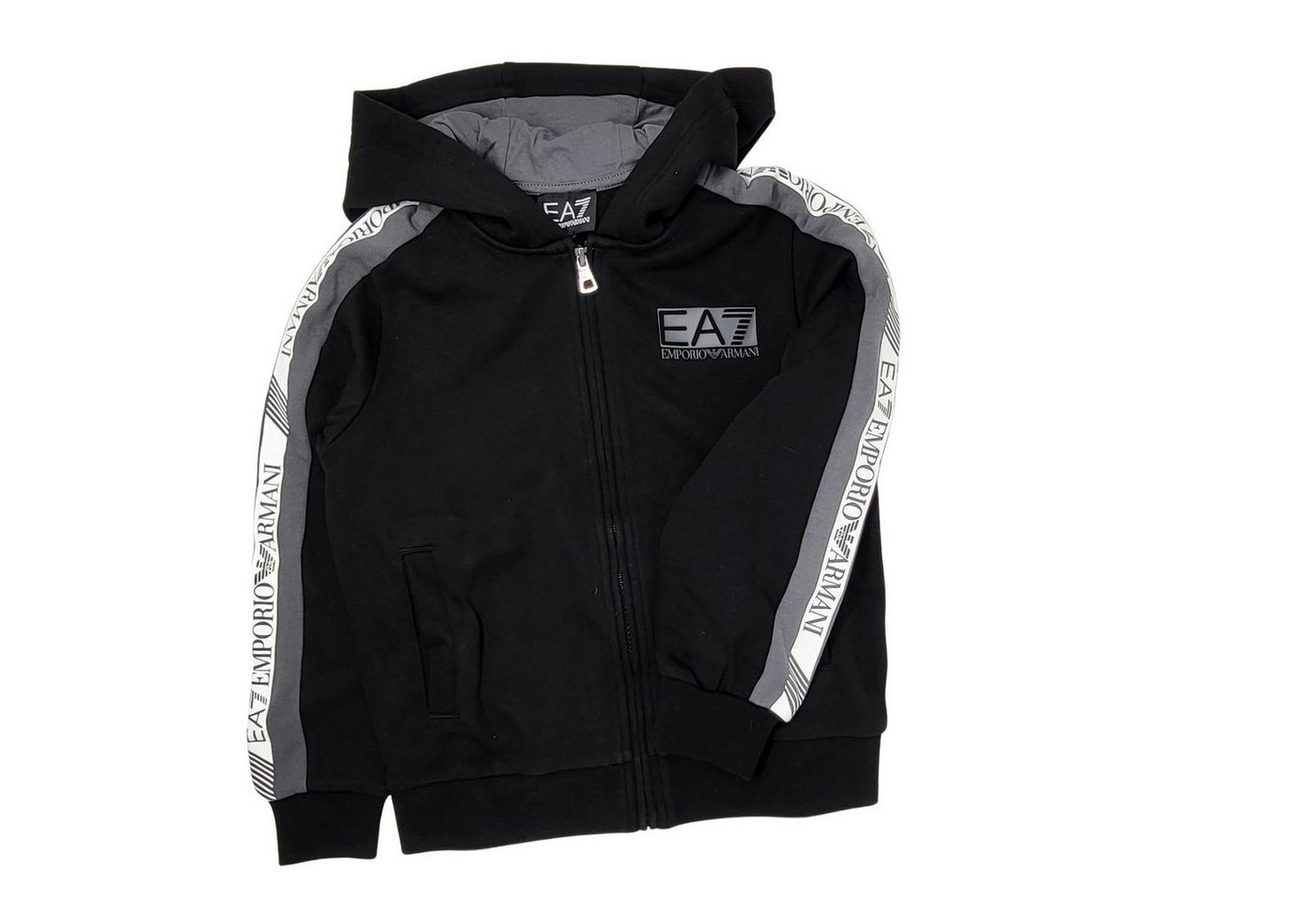 Emporio Armani Kapuzensweatjacke EA7 Emporio Armani Kids Hoodie Sweatjacke schwarz von Emporio Armani