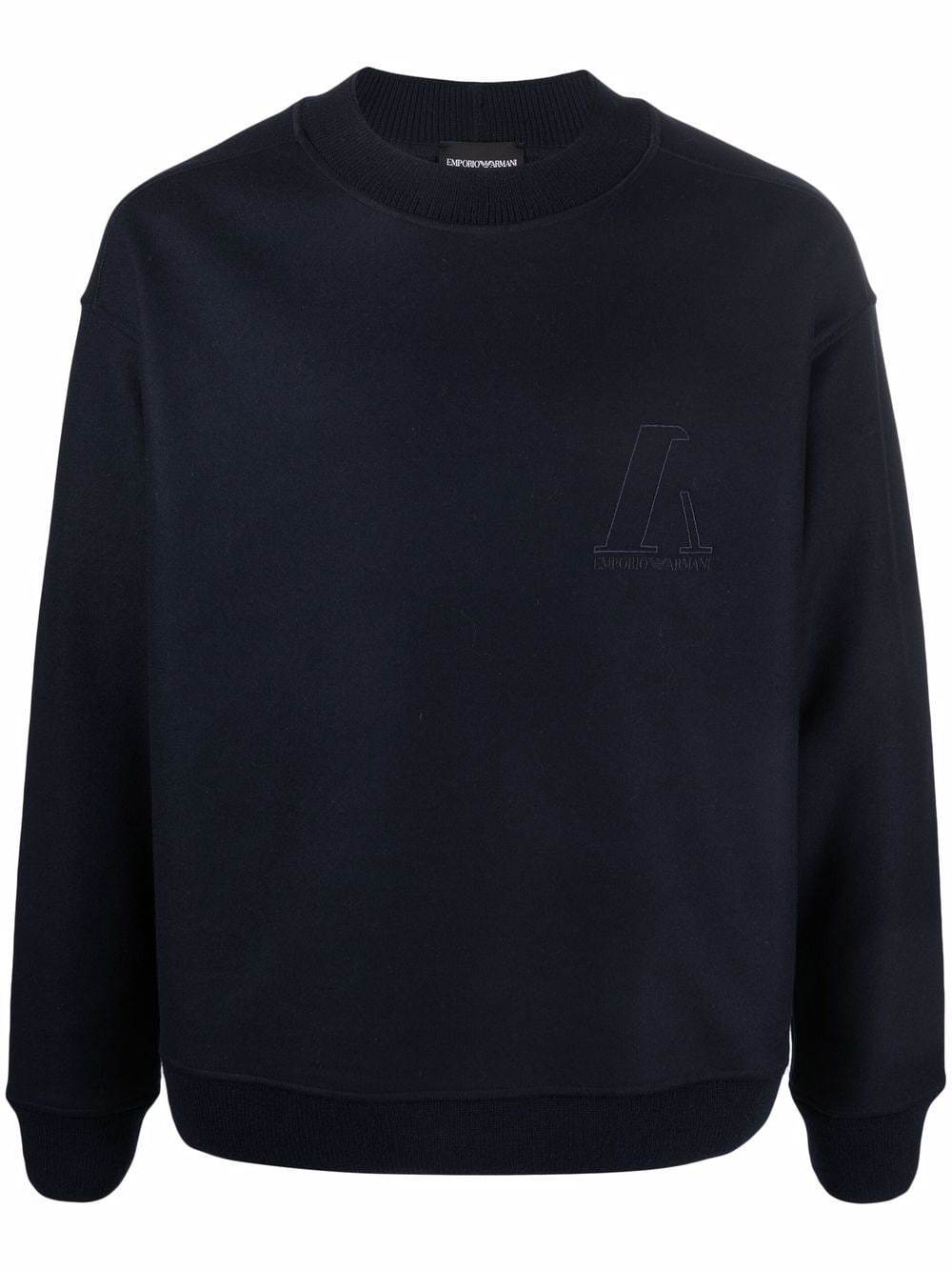 Emporio Armani Klassisches Sweatshirt - Blau von Emporio Armani