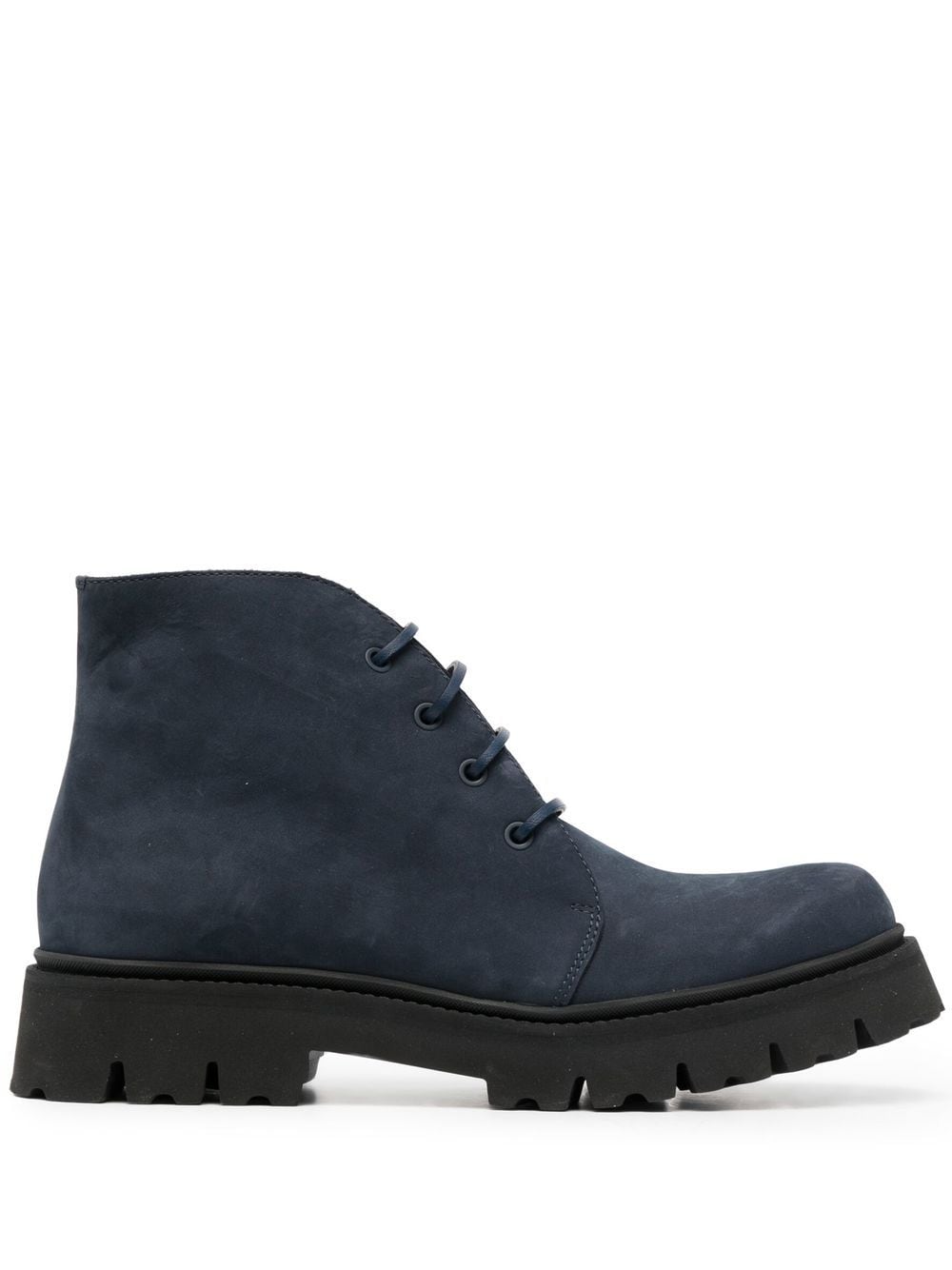 Emporio Armani Knöchelhohe Schnürstiefel - Blau von Emporio Armani