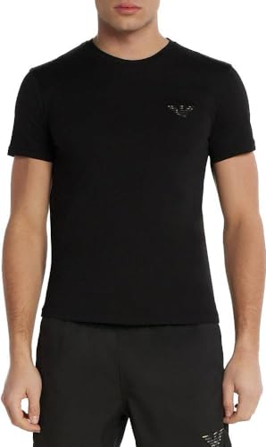 Emporio Armani Kurzärmlig 211818 4R483 - Herren, Schwarz, L/XXL, Schwarz, L/XXL von Emporio Armani