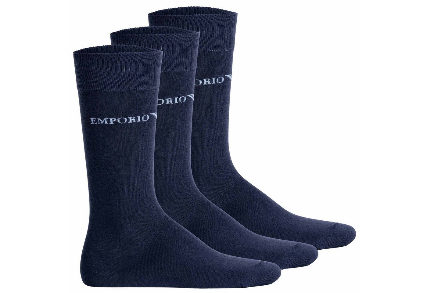 Emporio Armani Kurzsocken Herren Socken, 3er Pack - CASUAL COTTON von Emporio Armani