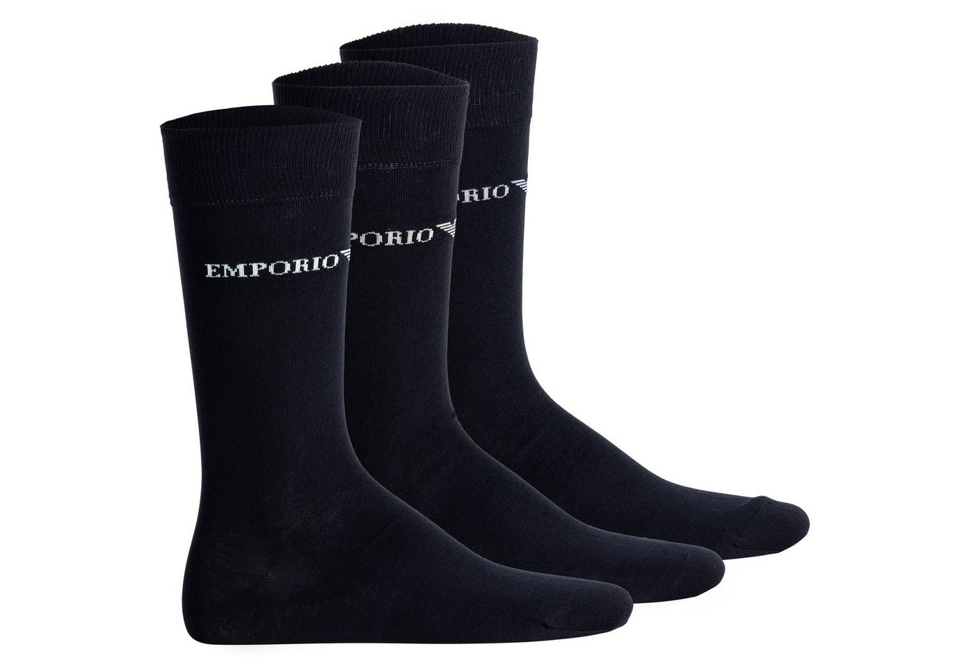 Emporio Armani Kurzsocken Herren Socken, 3er Pack - CASUAL COTTON von Emporio Armani