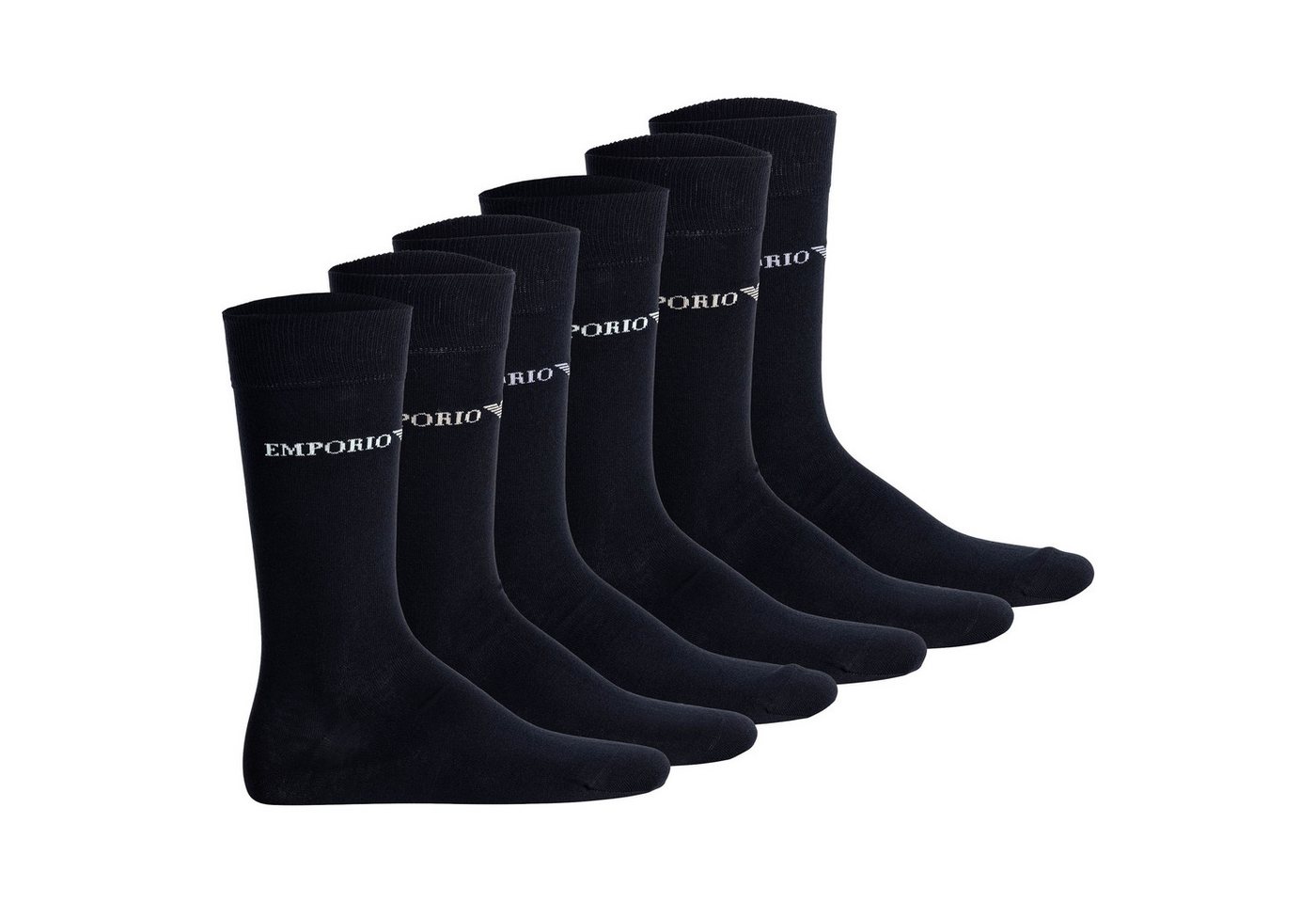 Emporio Armani Kurzsocken Herren Socken, 6er Pack - CASUAL COTTON von Emporio Armani