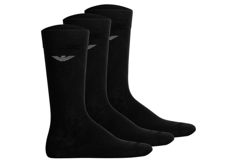 Emporio Armani Kurzsocken Herren Socken 3er Pack Baumwolle Casual Cotton (Packung, 3er Pack) von Emporio Armani