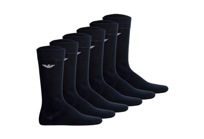 Emporio Armani Kurzsocken Herren Socken 6er Pack Baumwolle Casual Cotton 6P (Packung, 6er Pack) von Emporio Armani