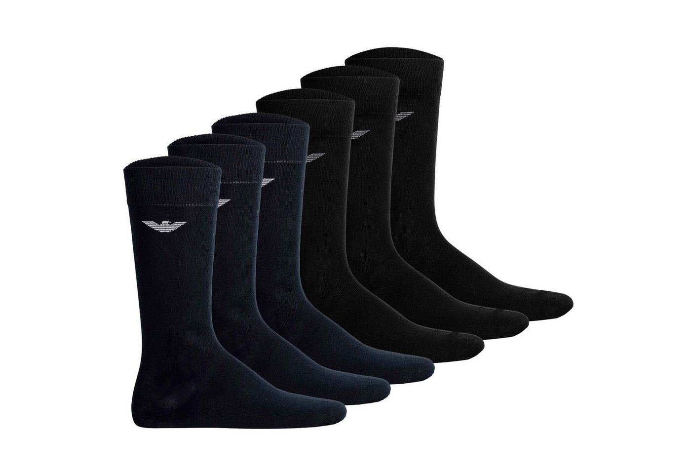 Emporio Armani Kurzsocken Herren Socken 6er Pack Baumwolle Casual Cotton 6P (Packung, 6er Pack) von Emporio Armani