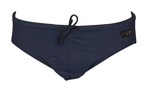 Emporio Armani Men's Black Label Swim Briefs, Navy Blue, 56 von Emporio Armani