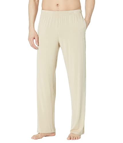 Emporio Armani Men's Deluxe Viscose Trousers, Sand Yellow, M von Emporio Armani