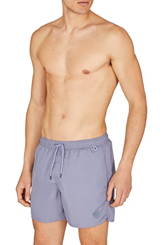 Emporio Armani Men's Eagle Patch Boxer Short Swim Trunks, Dolphin, 50 von Emporio Armani