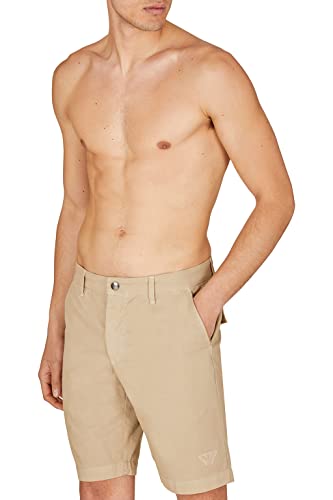 Emporio Armani Men's Eagle Patch Short Bermuda, Sand Yellow, L von Emporio Armani