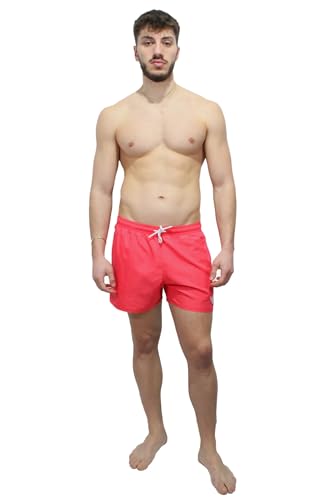 Emporio Armani Men's Essential Boxer Swim Trunks, Coral, 52 von Emporio Armani