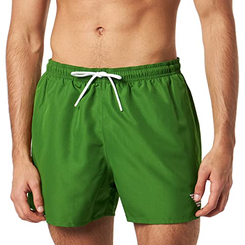 Emporio Armani Men's Essential Boxer Swim Trunks, Green, 48 von Emporio Armani