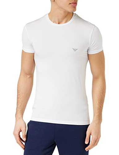Emporio Armani Men's Soft Modal T-Shirt, Weiß 1, M von Emporio Armani
