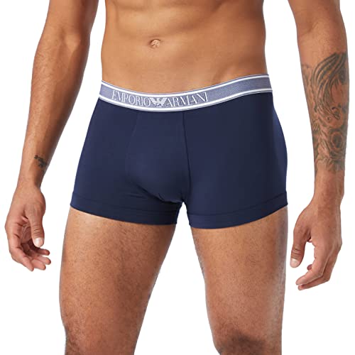 Emporio Armani Men's Soft Modal Trunks, Marine, L von Emporio Armani