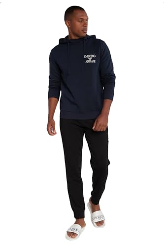 Emporio Armani Men's Sweater Iconic Terry, Marine, XX-Large von Emporio Armani