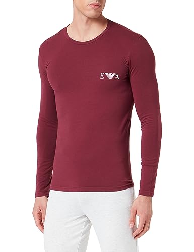 Emporio Armani Men's T-Shirt Bold Monogram, Burgundy, X-Large von Emporio Armani