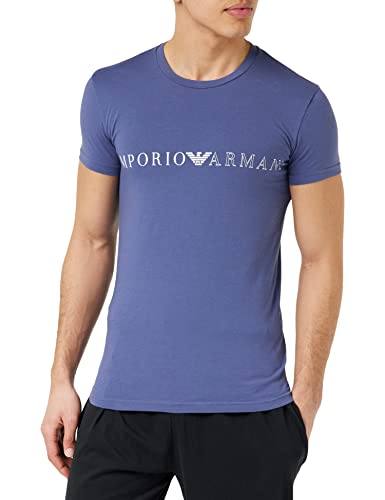 Emporio Armani Men's The New Icon T-Shirt, Denim, L von Emporio Armani