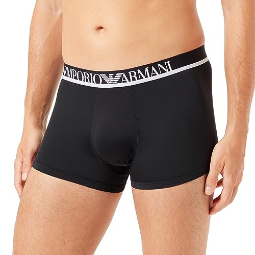 Emporio Armani Men's Trunk Essential Microfiber, Black, X-Large von Emporio Armani