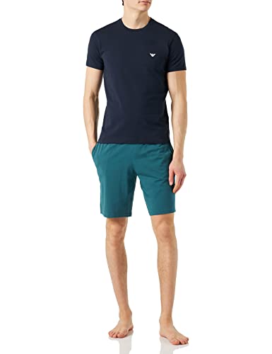 Emporio Armani Mens Men's Endurance Pajama Set, Marine/Mediterranean, XL von Emporio Armani