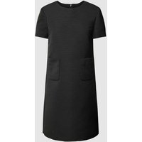 Emporio Armani Minikleid mit aufgesetzten Taschen in Black, Größe 38 von Emporio Armani