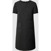 Emporio Armani Minikleid mit aufgesetzten Taschen in Black, Größe 42 von Emporio Armani